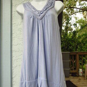 Kenar Womans Sleeveless V neck Tunic top Large